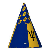 Barbados-Flagge Partyhütchen (Rechts)
