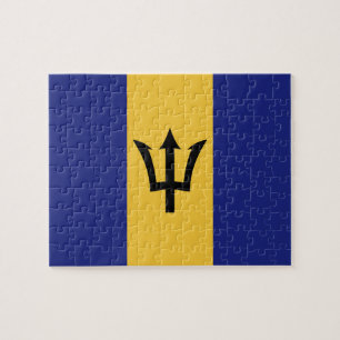 Barbados-Flagge Puzzle