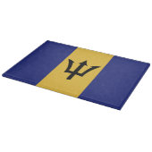 Barbados-Flagge Schneidebrett (Ecke)