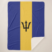 Barbados-Flagge Sherpadecke (Vorderseite)