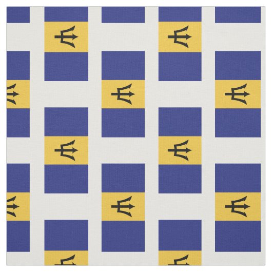 Barbados-Flagge Stoff (Muster)