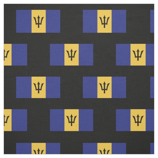 Barbados-Flagge Stoff (Muster)