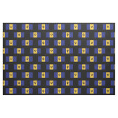 Barbados-Flagge Stoff (Fat Quarter (45,7 x 55,9 cm))