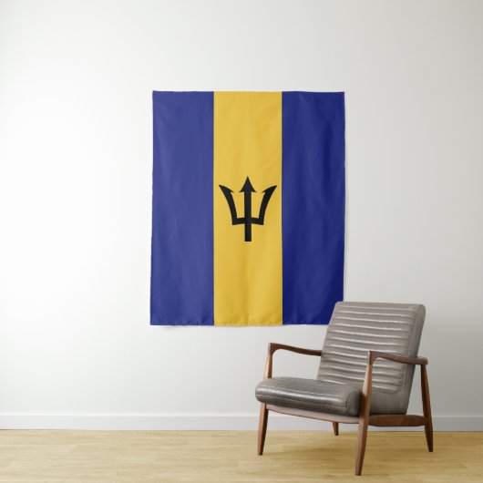 Barbados-Flagge Wandteppich (Beispiel)