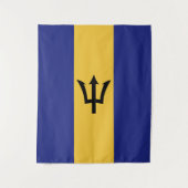 Barbados-Flagge Wandteppich (Vorderseite)