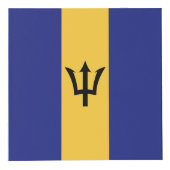 Barbados-Flagge Würfel (Rechts)