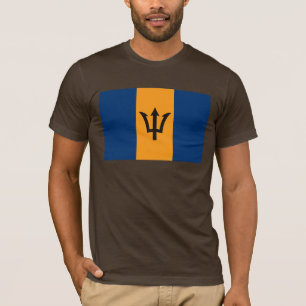 Barbados-Flaggen-T - Shirt