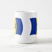 Barbados-Flaggen-Tasse Kaffeetasse (Mittel)