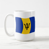 Barbados-Flaggen-Tasse Kaffeetasse (Links)