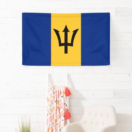 Barbados-Flaggenbanner Banner (Insitu)