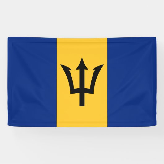 Barbados-Flaggenbanner Banner (Horizontal)