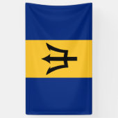Barbados-Flaggenbanner Banner (Vertikal)