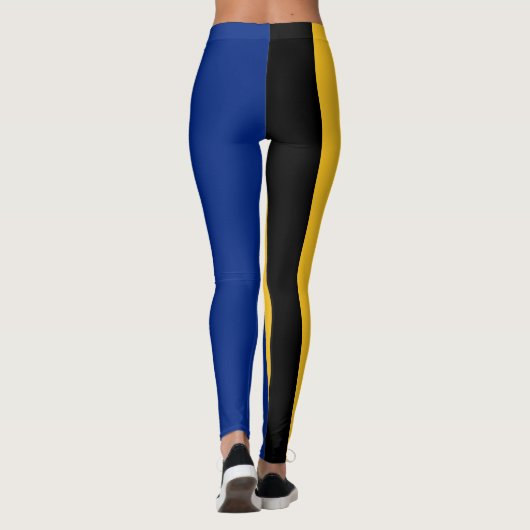 Barbados-Flaggendesign Leggings (Rückseite)