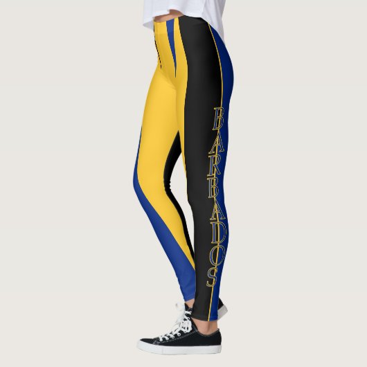 Barbados-Flaggendesign Leggings (Links)