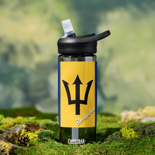 Barbados-Flasche, patriotische Barbados-Flagge Trinkflasche (Außenbereich)