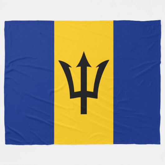 Barbados Fleecedecke (Vorderseite (Horizontal))