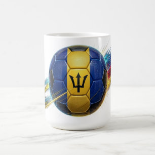 Barbados Fußball   Stadionfertig   Fanartikel Kaffeetasse