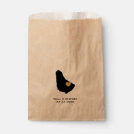 Barbados-Gastgeschenk Hochzeit-Taschen, Leckerei-T Geschenktütchen