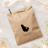 Barbados-Gastgeschenk Hochzeit-Taschen, Leckerei-T Geschenktütchen (Ausgeschnitten)