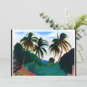 Barbados, Gemälde von Joseph Stella Karte (Stehend Vorderseite)