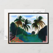Barbados, Gemälde von Joseph Stella Postkarte (Vorne/Hinten)