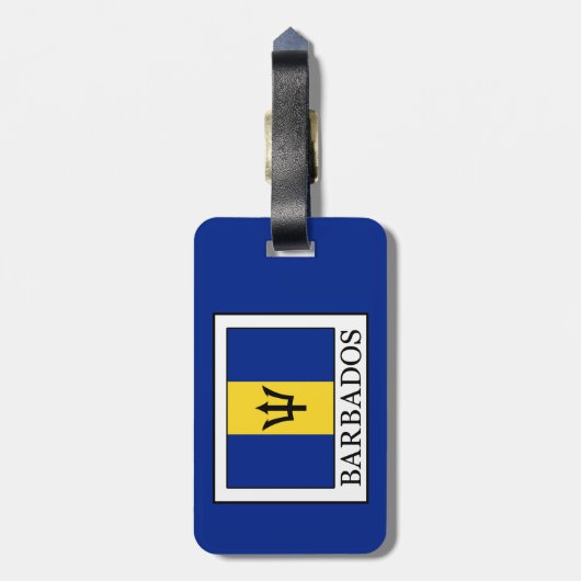 Barbados Gepäckanhänger (Rückseite vertikal)