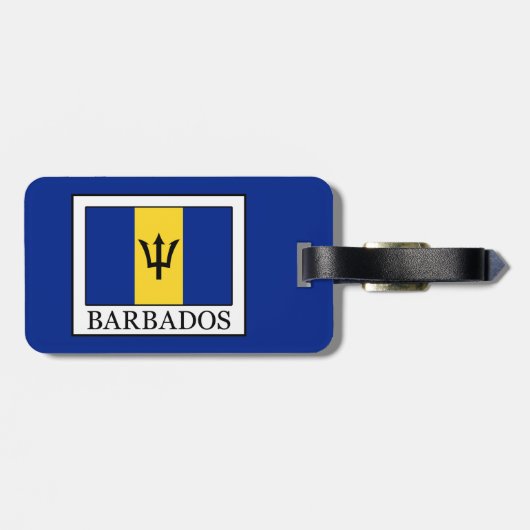 Barbados Gepäckanhänger (Rückseite horizontal)
