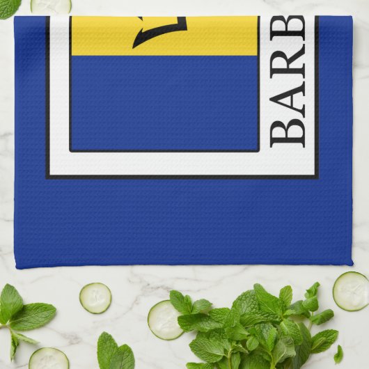 Barbados Geschirrtuch (Gefaltet)