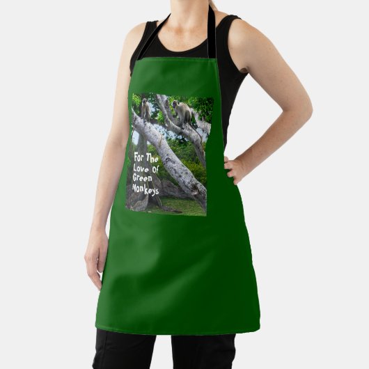 Barbados Grüne Affen Schürze (InSitu)