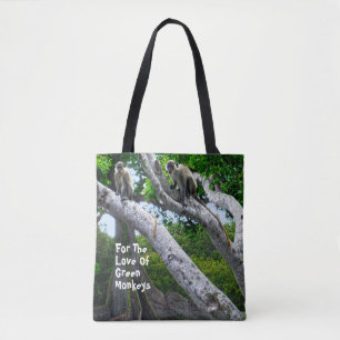 Barbados Grüne Affen Tote Tasche