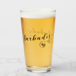 Barbados Herzenflagge, Barbadian Glas