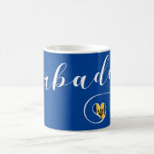 Barbados Herzenflagge, Barbadian Kaffeetasse (Mittel)