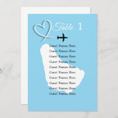 Barbados-Hochzeit in Urlaubsort Einladung (Vorne/Hinten)