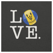 Barbados-Insel-Liebe Stoff (Nahaufnahme)