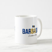 Barbados Insel Name | Täglicher Stolz Kaffeetasse (VorderseiteRechts)