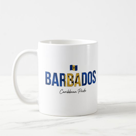 Barbados Insel Name | Täglicher Stolz Kaffeetasse (Links)