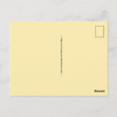 Barbados Inselkarte Postkarte (Rückseite)