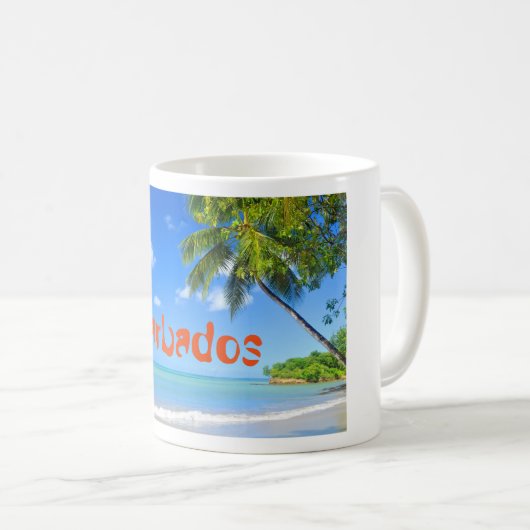 Barbados Kaffeetasse (VorderseiteRechts)