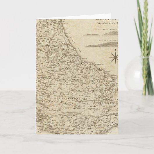 Barbados Karte (Vorderseite)