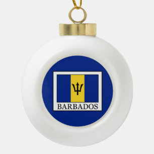 Barbados Keramik Kugel-Ornament