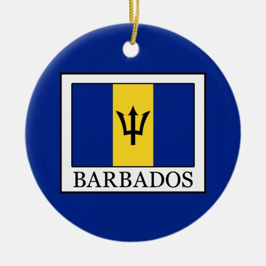Barbados Keramik Ornament (Vorne)