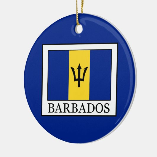 Barbados Keramik Ornament (Links)