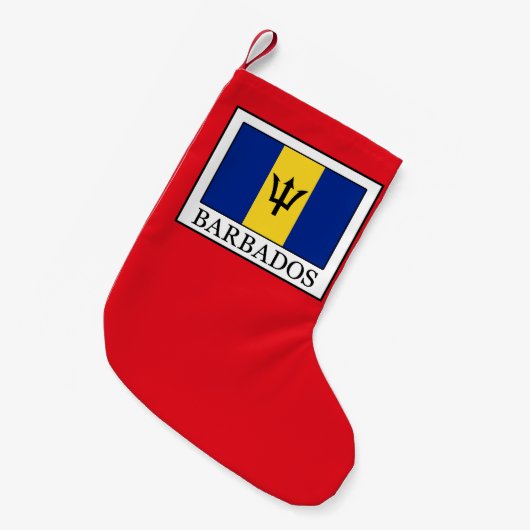 Barbados Kleiner Weihnachtsstrumpf (Vorderansicht (hängend))