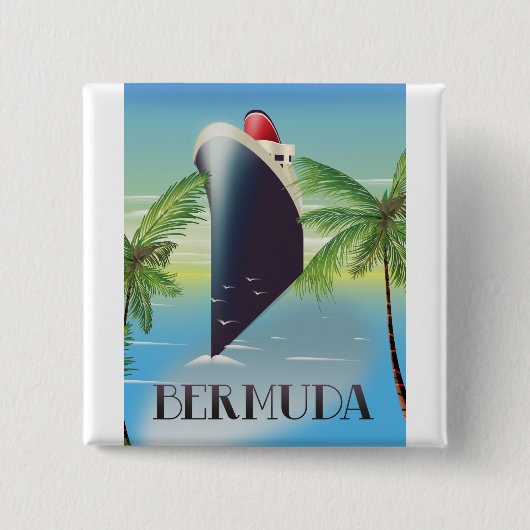 Barbados Kreuzfahrt Button (Vorderseite)