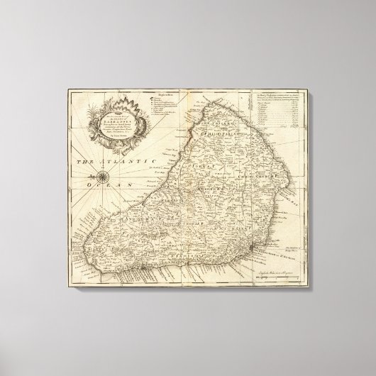 Barbados Leinwanddruck (Vorderseite)