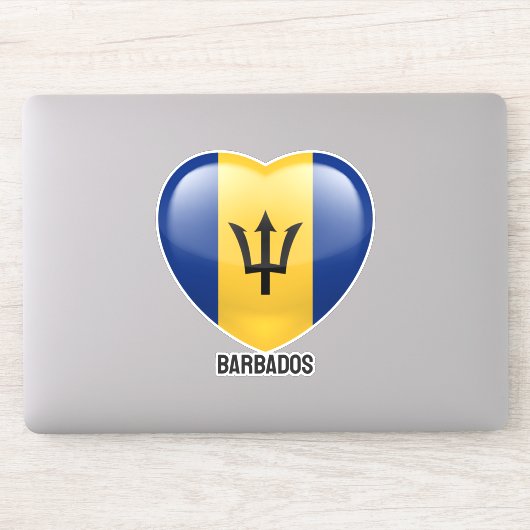 Barbados Liebe Aufkleber (Computer)