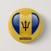 Barbados Liebe Button (Vorderseite)