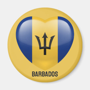 Barbados Liebe Magnet