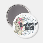 Barbados Magnet (Vorderseite/Rückseite)