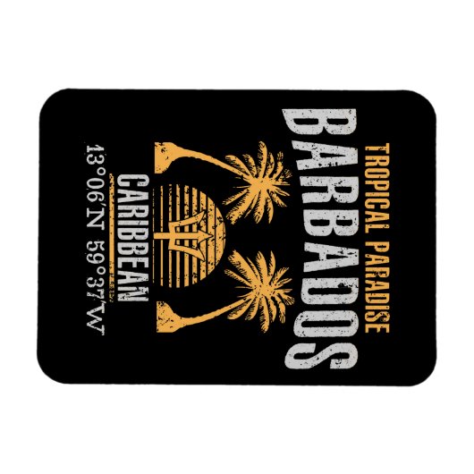 Barbados Magnet (Horizontal)